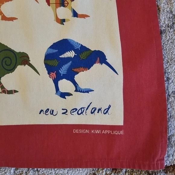 New Zealand Kiwi Decorative Towel - Super Colorful and Unique! - Picture 9 of 9